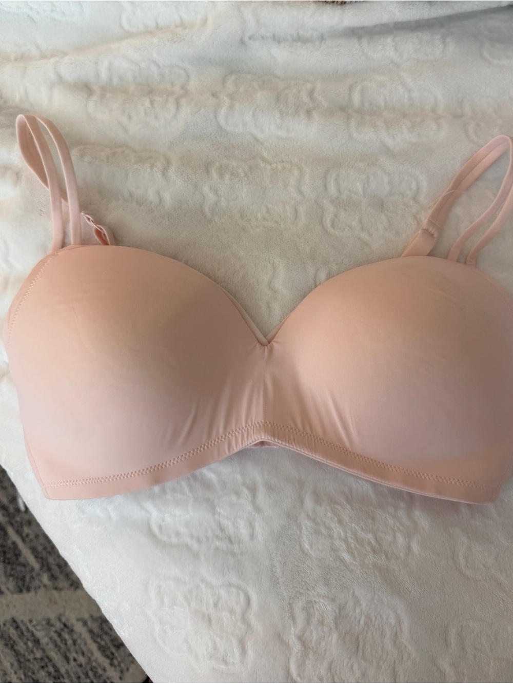 NWOT Aerie Sunnie Wireless Push Up Bra in Ballet Pink